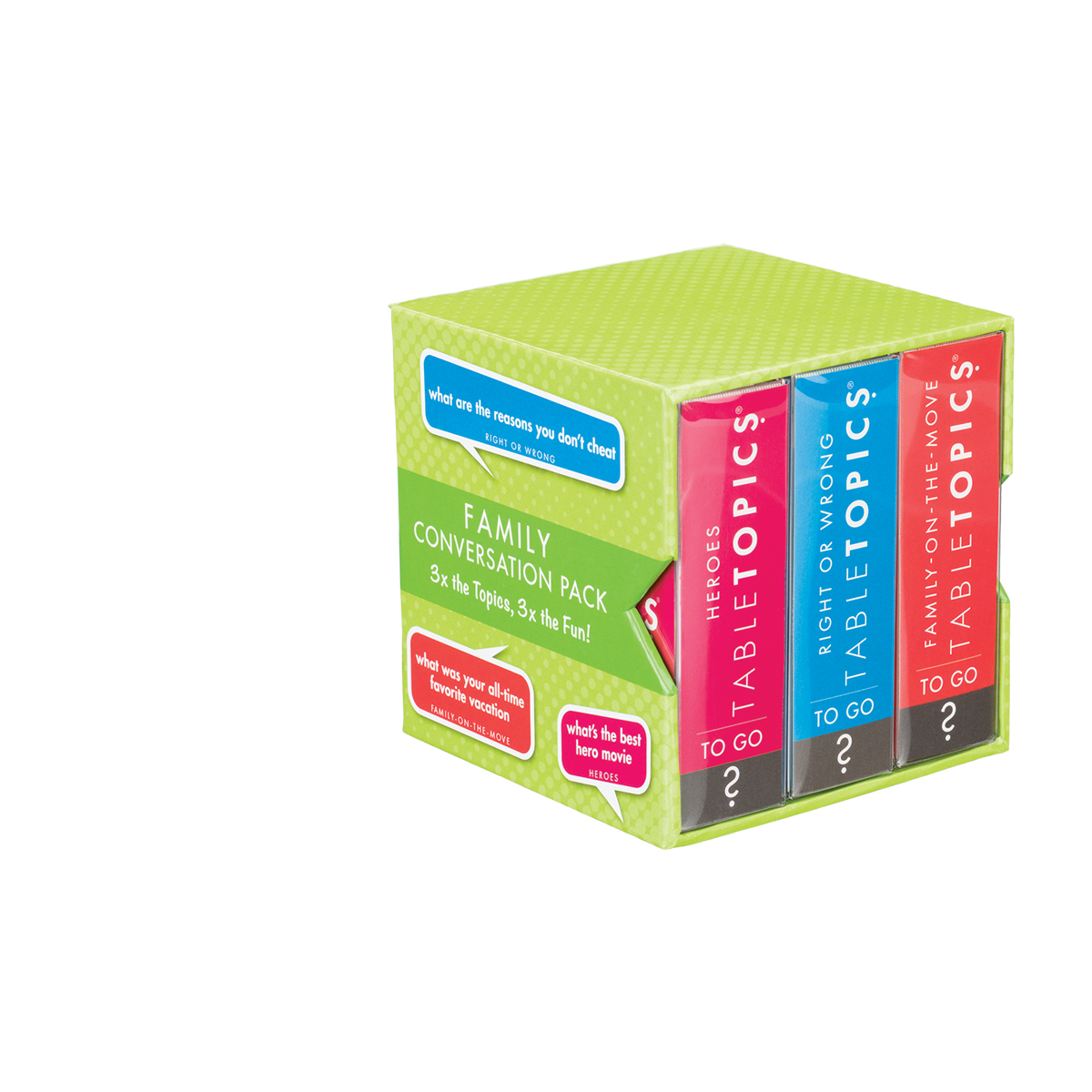 TableTopics Family Conversation Pack - 3x the Topics, 3x the Fun!