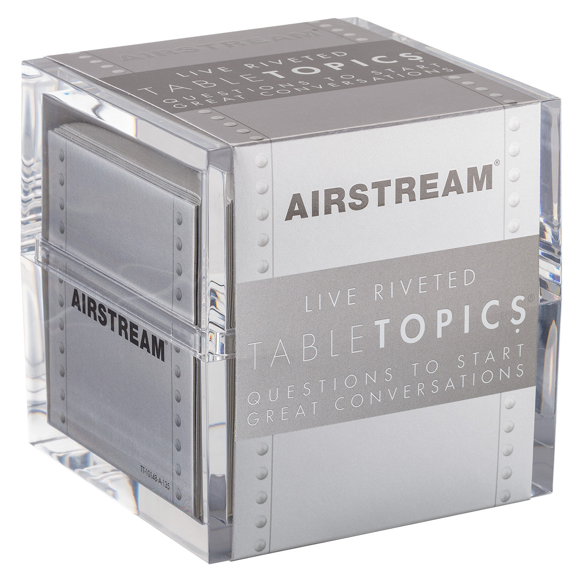 TableTopics Airstream – Live Riveted Conversation Cards for Travel