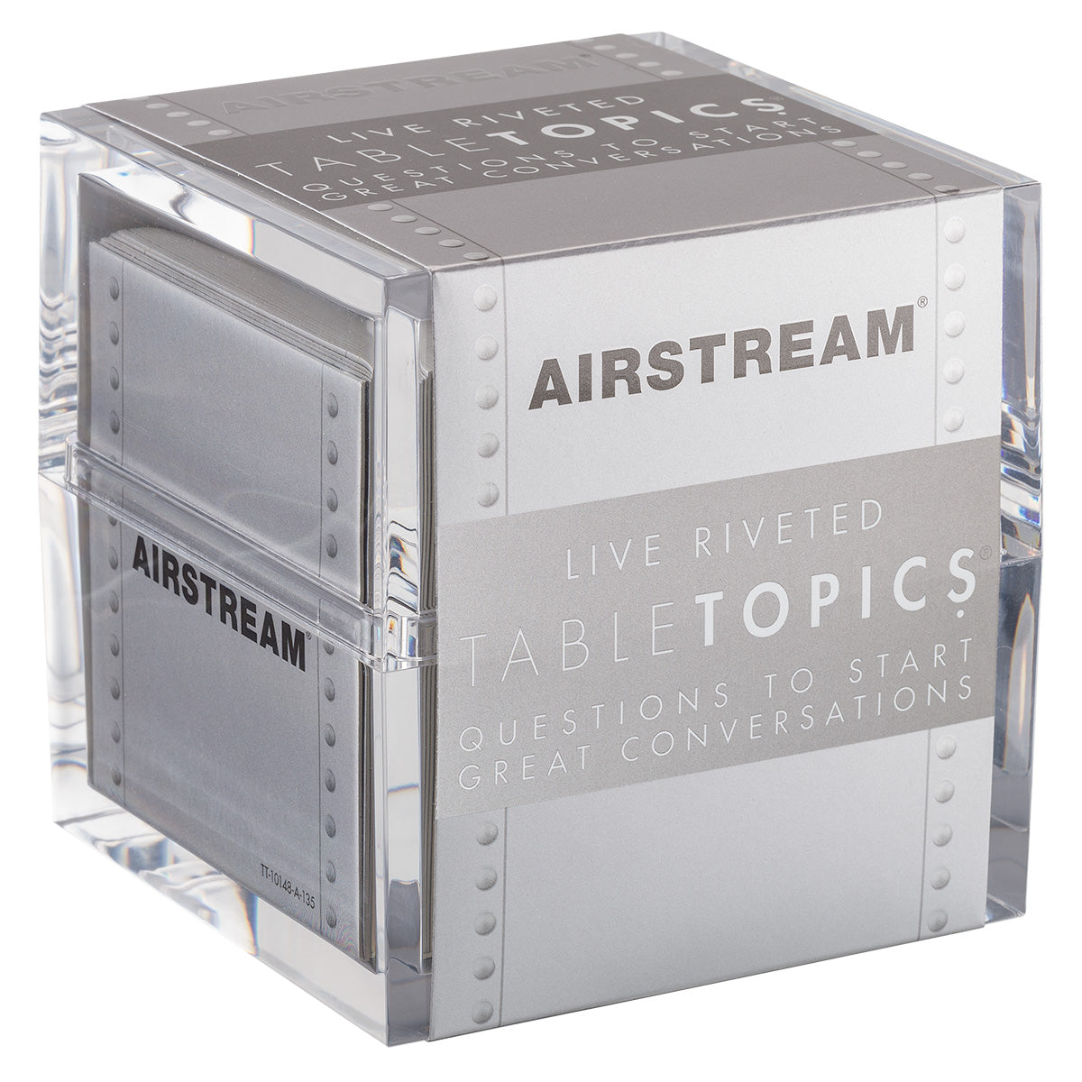 TableTopics Airstream – Live Riveted Conversation Cards for Travel