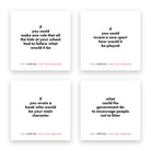 Four TableTopics Can You Imagine conversation cards for kids