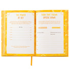 TableTopics Happiness Prompted Journal - open spread with two activities