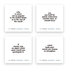 Four TableTopics Infomania Sports conversation starter cards