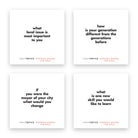 Four TableTopics Inspiring Women for Girls conversation starter cards