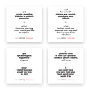 Four TableTopics Original conversation starter questions in English & Spanish