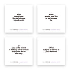 Four TableTopics Slumber Party conversation starter questions