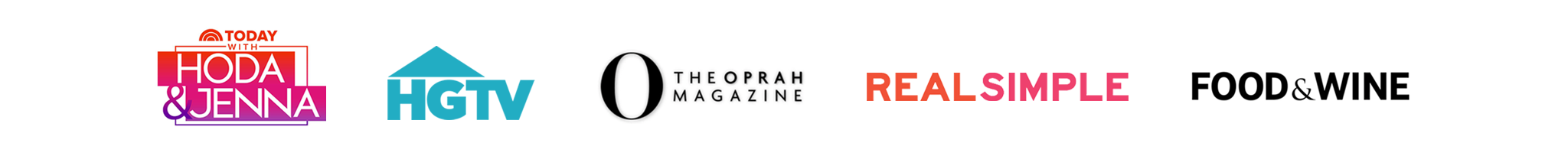 As seen on TODAY, HGTV, O the Oprah Magazine, Real Simple, Food & Wine