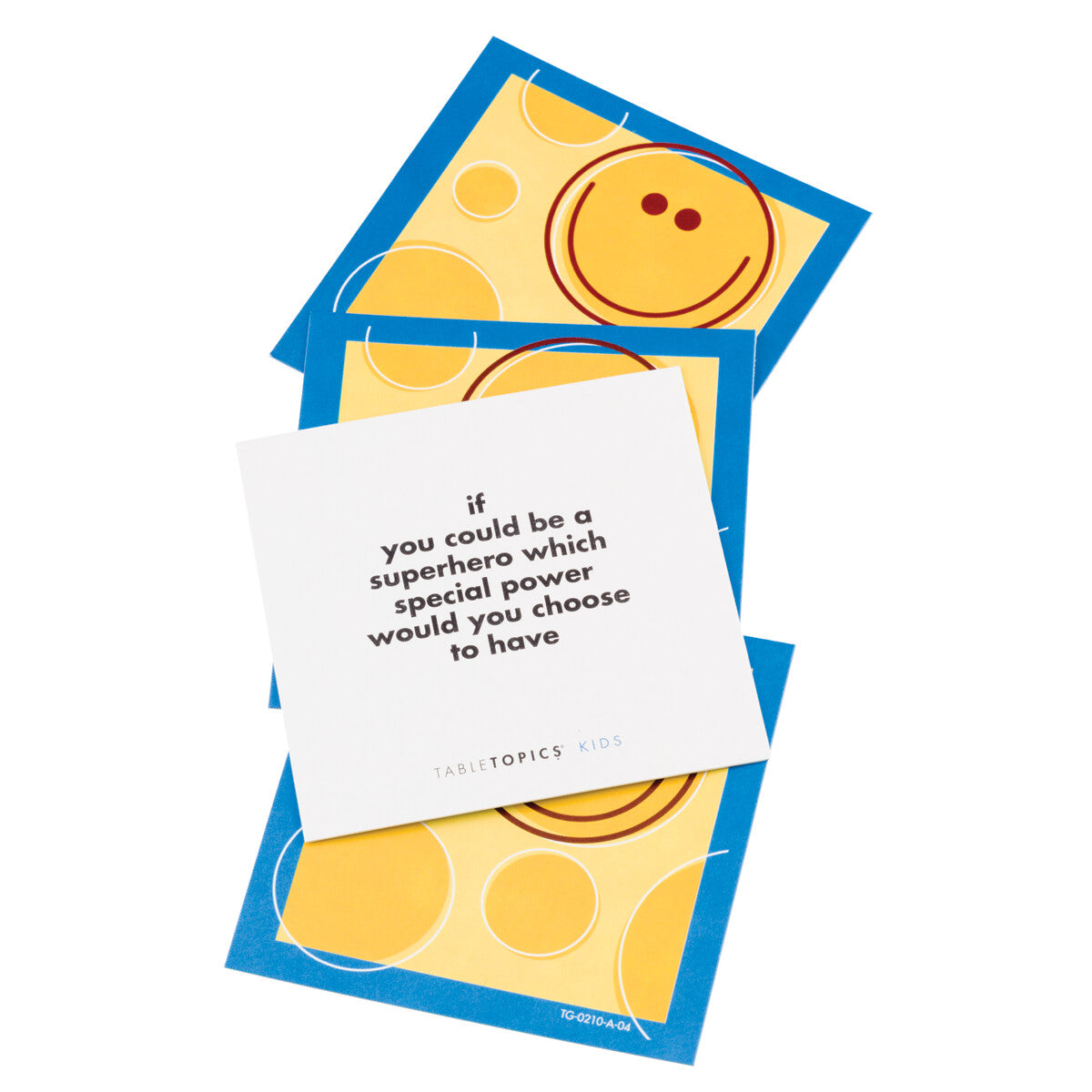 TableTopics Kids conversation starter card - If you could be a superhero, which special power would you choose to have?