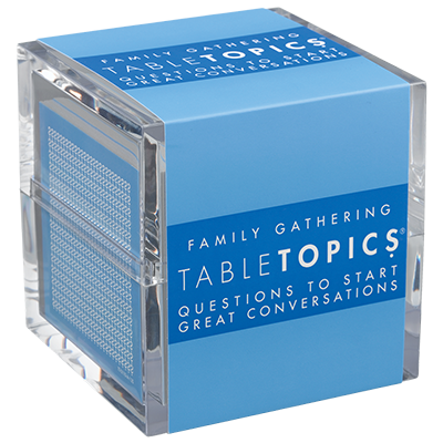 TableTopics Family Gathering conversation starter cards