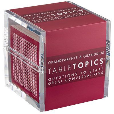 Conversation starter cards for Grandparents & Grandkids by TableTopics
