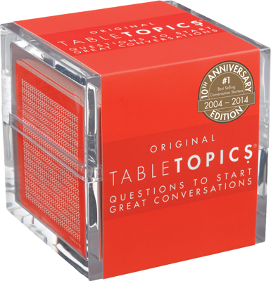Table Topic Mania Conversation Starters – Icebreaker Games – TableTopics