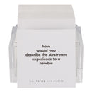 TableTopics Airstream Live Riveted Conversation Cards question - How would you describe the Airstream experience to a newbie?