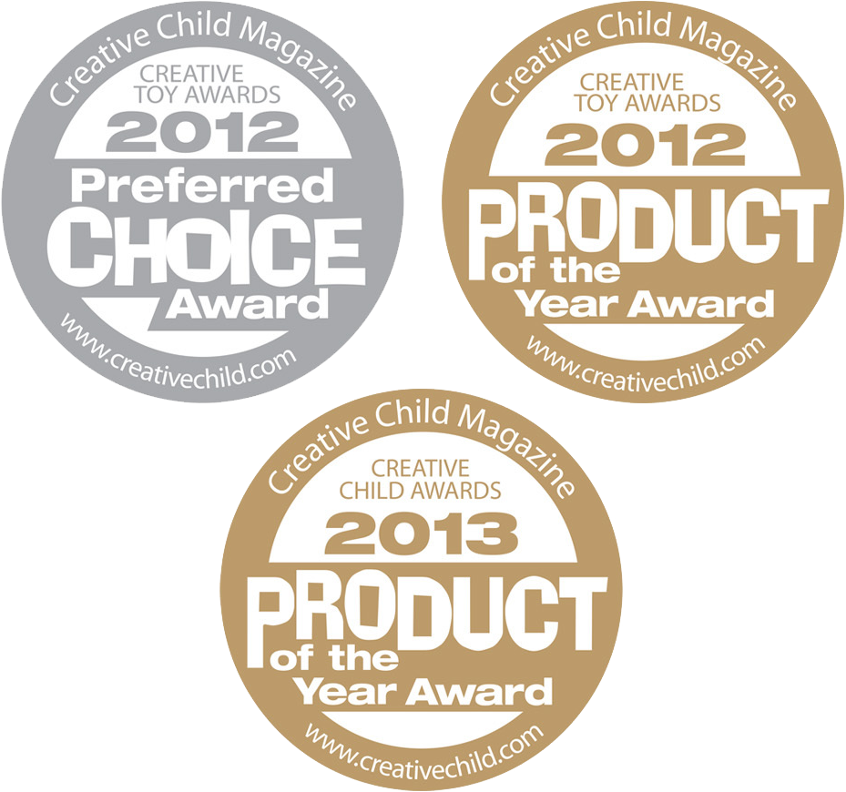 Creative Child Magazine’s Product of the Year 2012 & 2013 and Preferred Choice Award 2012