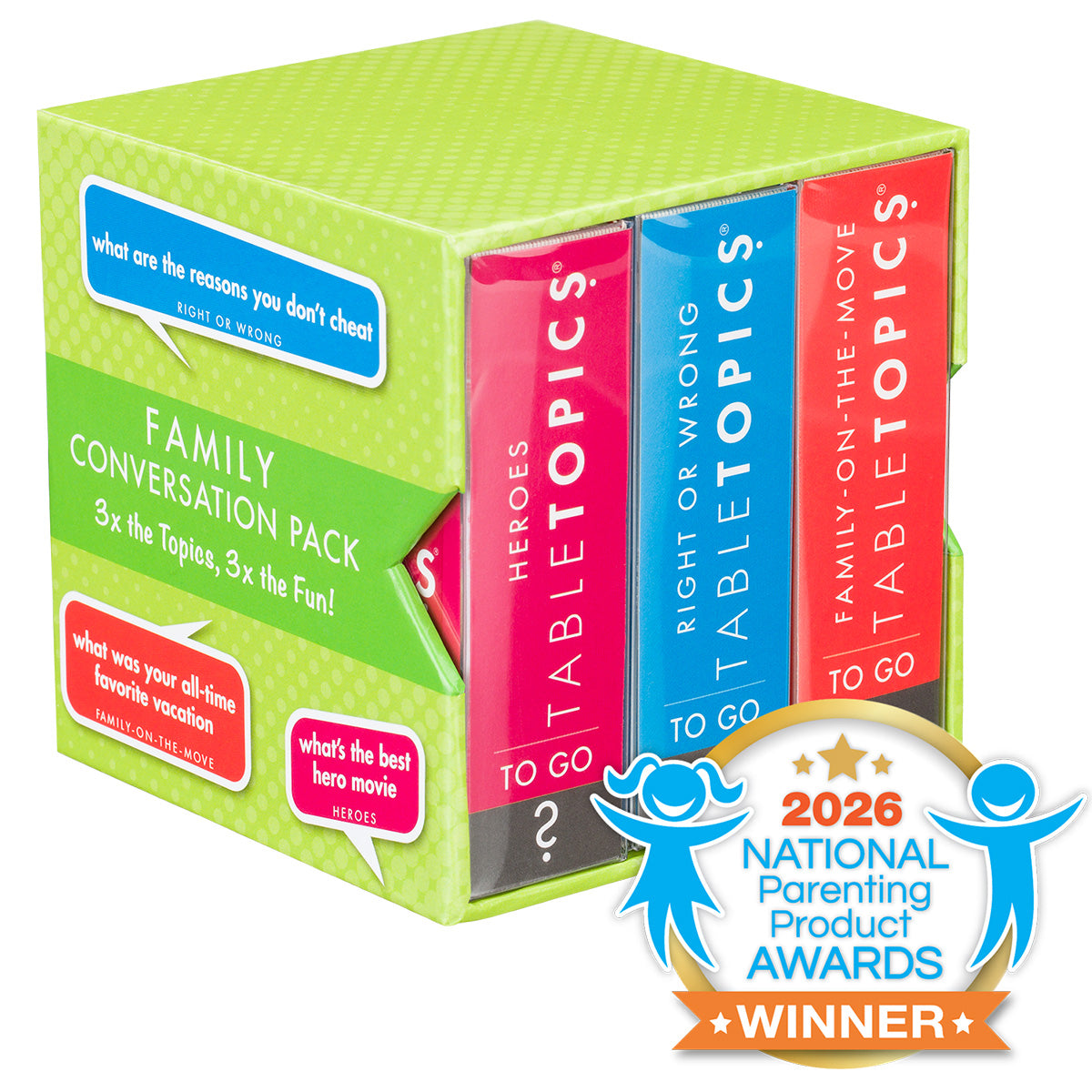 TableTopics Family Conversation Pack - 2026 NAPPA Winner