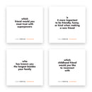 Four TableTopics Friendship conversation starter questions