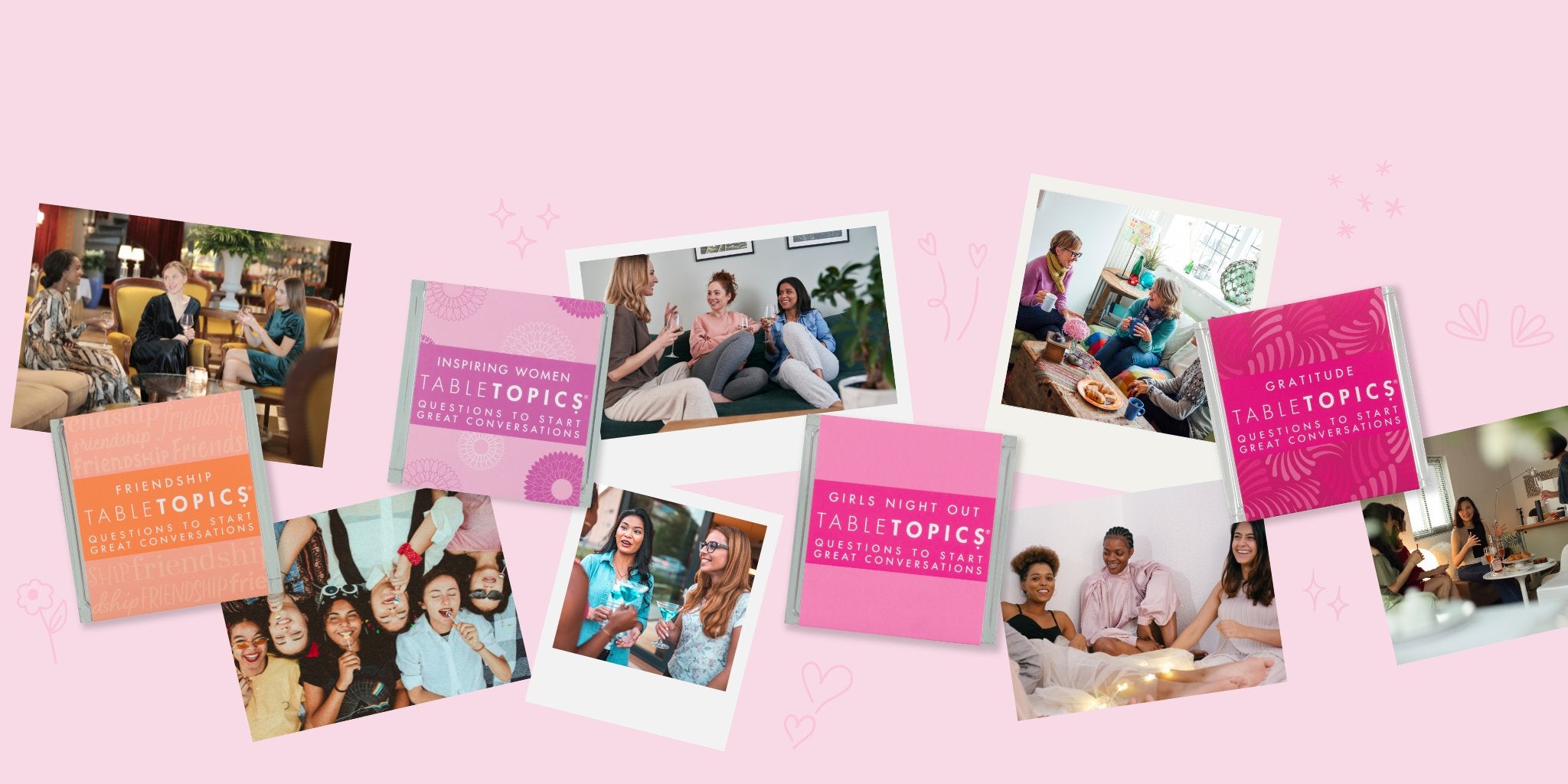 The Best Questions for Your  Girls’ Get-Togethers - Inspiring Women, Friendship, Girls Night Out, and Gratitude