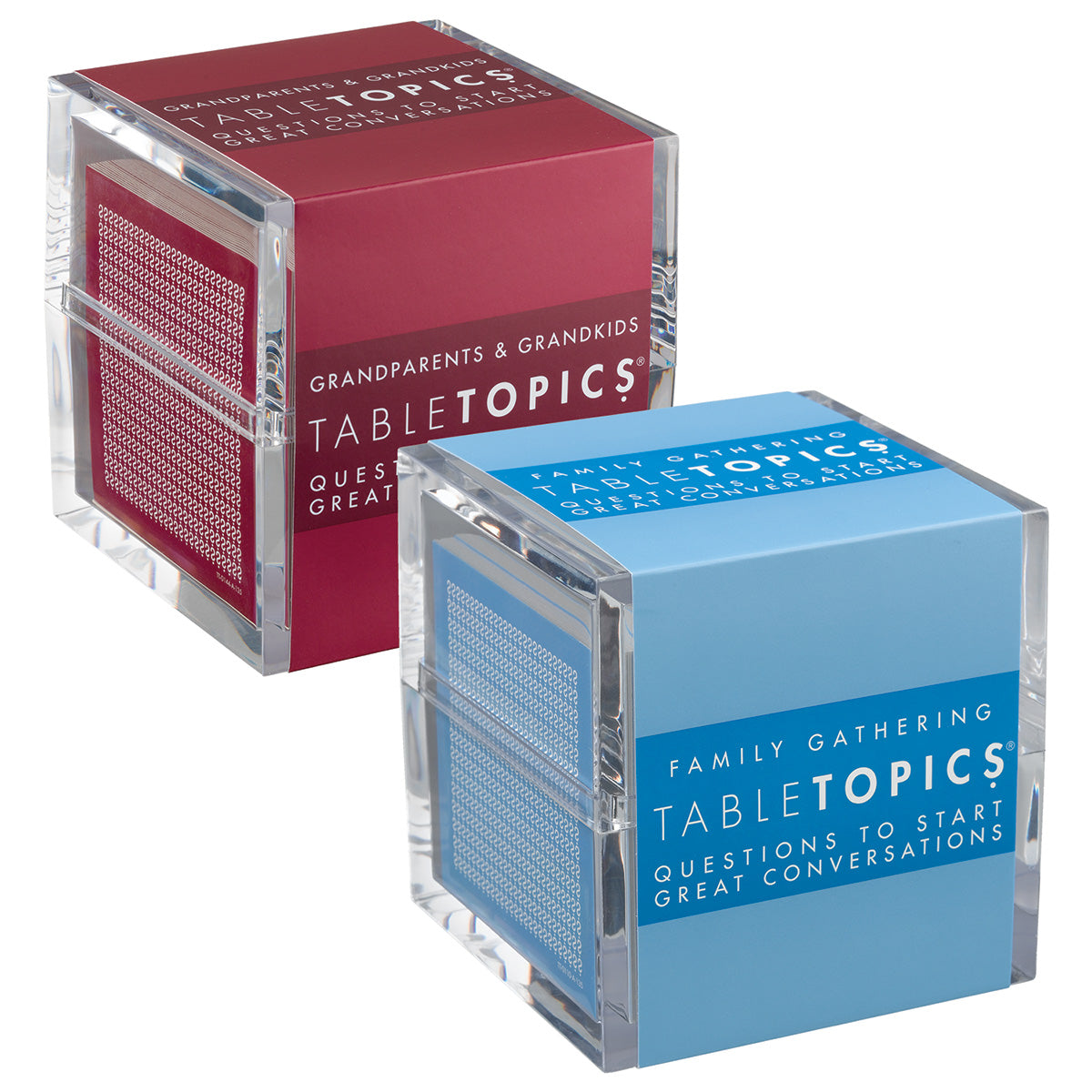 TableTopics Generations Conversation Card Bundle - Family Gathering and Grandparents & Grandkids sets