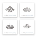 Four TableTopics Infomania Sports conversation starter cards