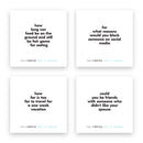 Four TableTopics Not a Chance conversation starter cards