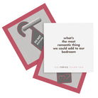 TableTopics® Pillow Talk To Go Set - sample card: What's the most romantic thing we could add to our bedroom?