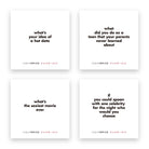 TableTopics® Pillow Talk To Go Set - 4 sample question cards