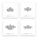 Four TableTopics Slumber Party conversation starter questions