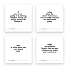 Four TableTopics What Would You Do conversation cards for adults