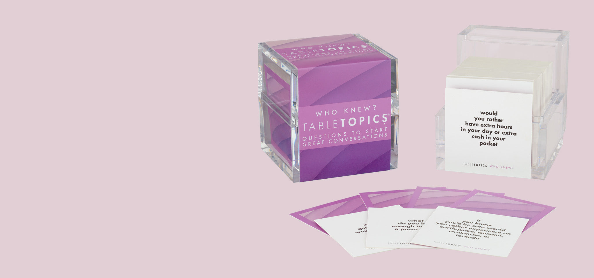 TableTopics Who Knew? Conversation Cards for Families with children 13+