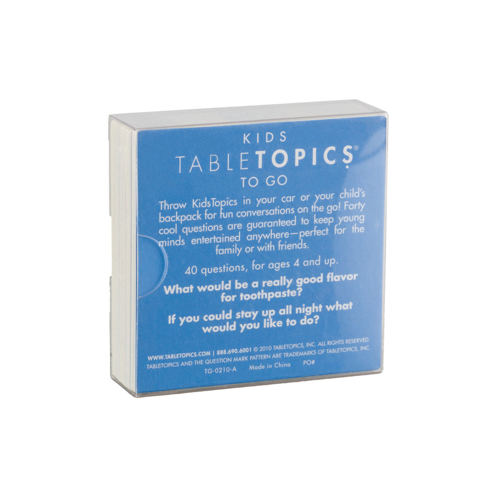 TableTopics Fun Conversation Starters for Kids