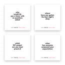 Four conversation starter questions from TableTopics Gratitude.