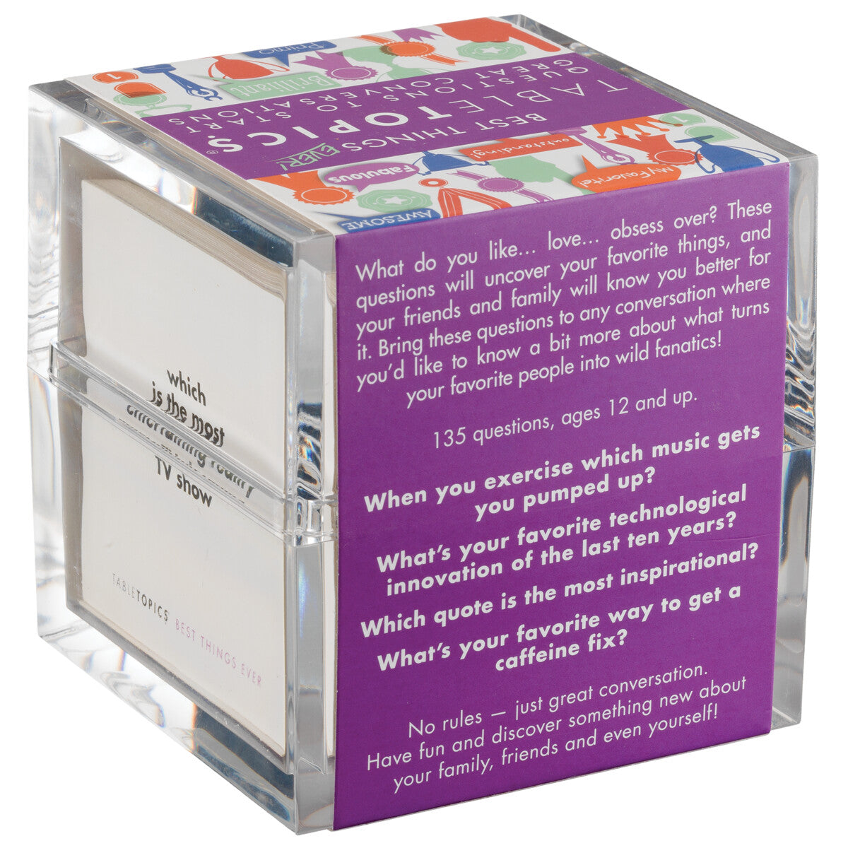 TableTopics Best Things Ever - 135 conversation starter cards to share what you're passionate about